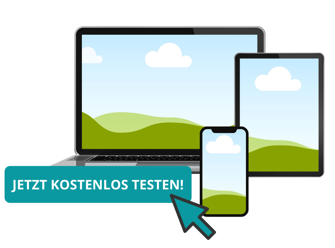 Testzugang Funnel Mockup